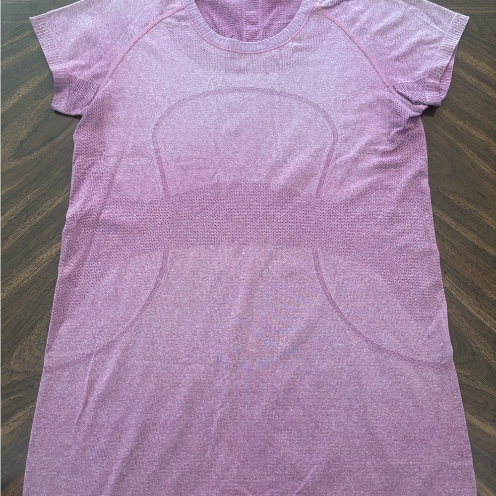 Lululemon Athletica Purple Fitted Swiftly Tech Short Sleeve Shirt